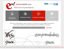 Tablet Screenshot of echalewebs.com